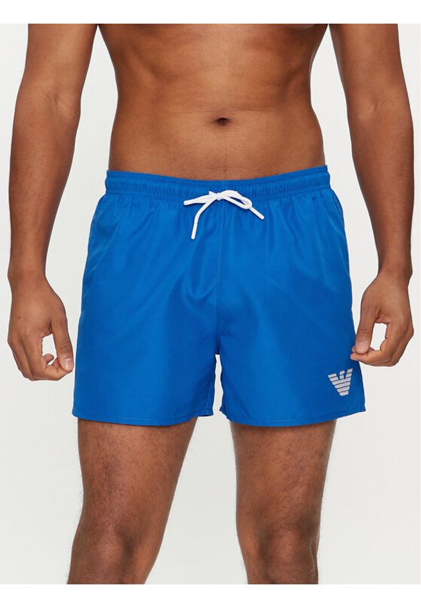 Emporio Armani Underwear Szorty kąpielowe 211752 4R438 03233 Niebieski Regular Fit. Kolor: niebieski. Materiał: syntetyk
