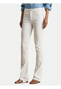 Lauren Ralph Lauren - LAUREN RALPH LAUREN Jeansy 200926081001 Biały Bootcut Fit. Kolor: biały #1