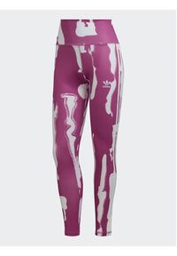 Adidas - adidas Legginsy THEBE MAGUGU HK5195 Fioletowy Tight Fit. Kolor: fioletowy. Materiał: syntetyk