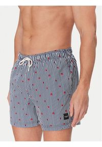 Jack & Jones - Jack&Jones Szorty kąpielowe Maui 12272933 Granatowy Regular Fit. Kolor: niebieski. Materiał: syntetyk