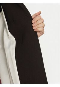 Motivi Płaszcz przejściowy 0034Q000521N Czarny Regular Fit. Kolor: czarny. Materiał: syntetyk, wiskoza #4