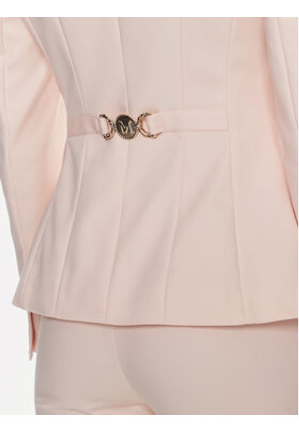 Marciano Guess Marynarka Francesca 4RGN04 9913Z Różowy Regular Fit. Kolor: różowy. Materiał: bawełna, syntetyk