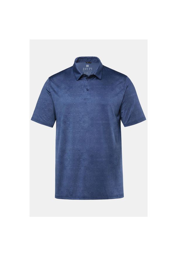 JAY-PI - Męska Koszulka polo FLEXNAMIC® tenis rękaw 1/2 szybkoschnąca. Typ kołnierza: polo. Kolekcja: plus size. Kolor: szary, niebieski, wielokolorowy. Materiał: poliester, materiał, elastan