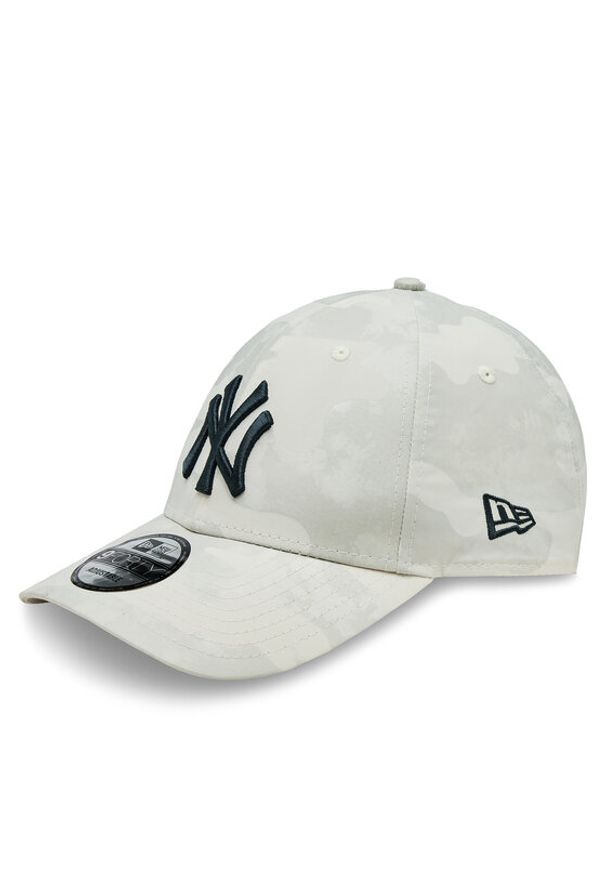 New Era Czapka z daszkiem New York Yankees Tonal Camo 9Forty Adjustable 60285207 Beżowy. Kolor: beżowy. Materiał: materiał, poliester