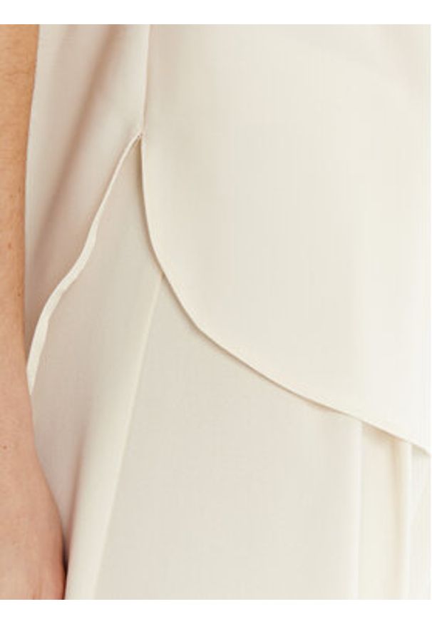 Marella Bluzka Armanda 2513161023 Écru Regular Fit. Materiał: syntetyk