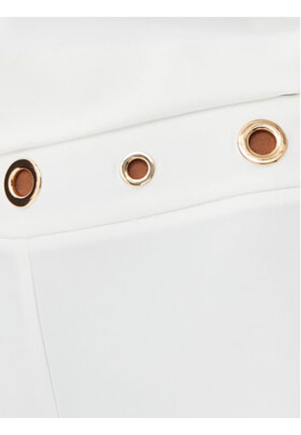 Artigli Spodnie materiałowe ACPA000746 058 Biały Regular Fit. Kolor: biały. Materiał: syntetyk, bawełna