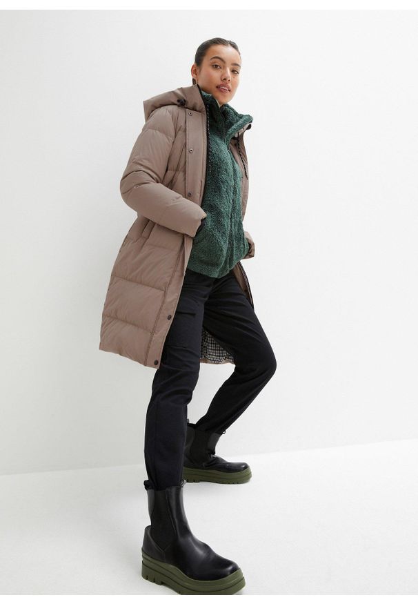 bonprix - Bluza rozpinana z polaru. Kolor: zielony. Materiał: polar