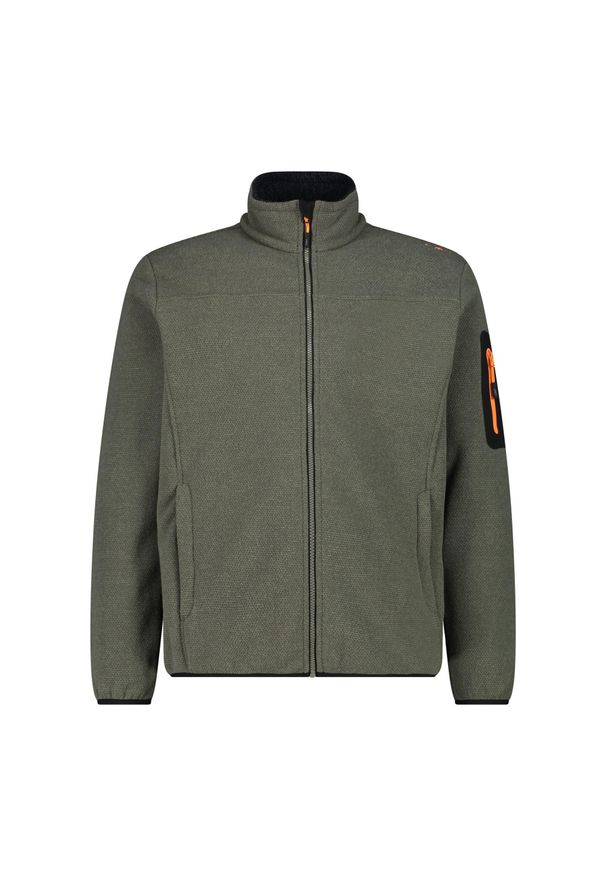 Bluza męska turystyczna CMP 38H2237. Kolor: pomarańczowy, wielokolorowy, zielony. Materiał: polar