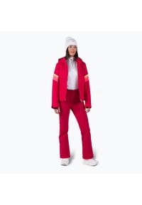Spodnie narciarskie damskie Rossignol Ski Softshell. Kolor: czerwony. Materiał: softshell. Sezon: zima. Sport: narciarstwo