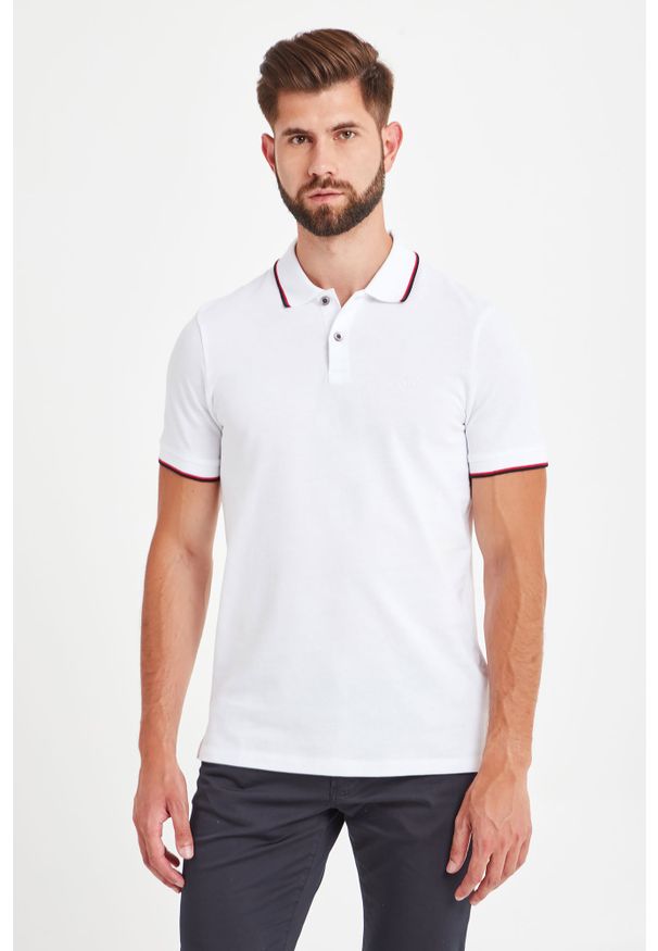 Koszulka polo Armani Exchange sportowa, w jednolite wzory, polo