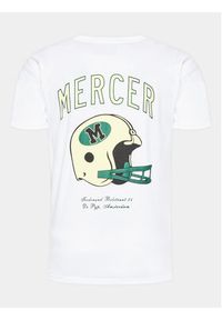 Mercer Amsterdam T-Shirt Unisex The Rugby MEAP231020 Biały Regular Fit. Kolor: biały. Materiał: bawełna #3