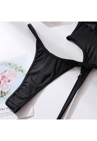 Intica - Body z prześwitującego materiału na romantyczny wieczór Rosalynne. Kolor: czerwony. Materiał: materiał #10