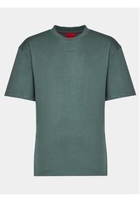Hugo T-Shirt Dapolino 50488330 Zielony Relaxed Fit. Kolor: zielony. Materiał: bawełna