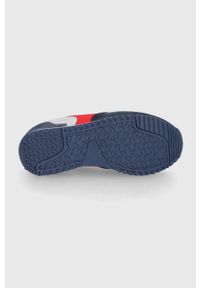 Pepe Jeans buty dziecięce London One kolor granatowy. Nosek buta: okrągły. Zapięcie: sznurówki. Kolor: niebieski. Materiał: guma