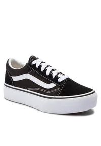 Vans Tenisówki Old Skool Platfor VN0A3TL36BT1 Czarny. Kolor: czarny. Materiał: zamsz, skóra #4