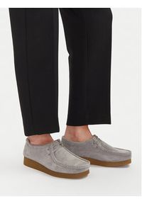 Clarks Półbuty WallabeeEVOSh 26181477 Szary. Kolor: szary. Materiał: zamsz, skóra #7