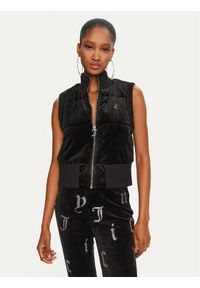 Juicy Couture Bezrękawnik Thunder JCOGL224555 Czarny Slim Fit. Kolor: czarny. Materiał: syntetyk. Długość rękawa: bez rękawów #1