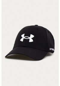 Under Armour Czapka 1361547 kolor czarny z aplikacją. Kolor: czarny. Wzór: aplikacja