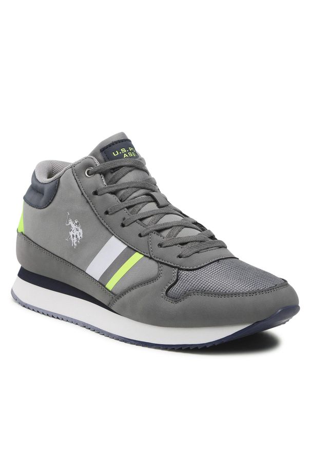 Sneakersy U.S. Polo Assn. Nobil008 NOBIL008M/BTY1 Gry001. Kolor: szary. Materiał: materiał