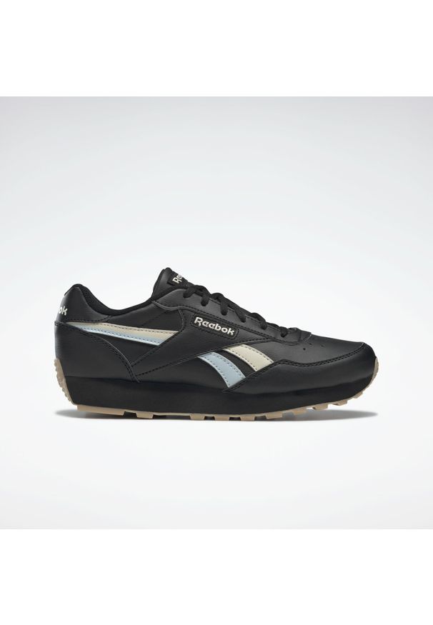 Buty do chodzenia damskie Reebok Rewind Run czarne. Zapięcie: sznurówki. Kolor: wielokolorowy, czarny, szary. Sport: turystyka piesza, bieganie