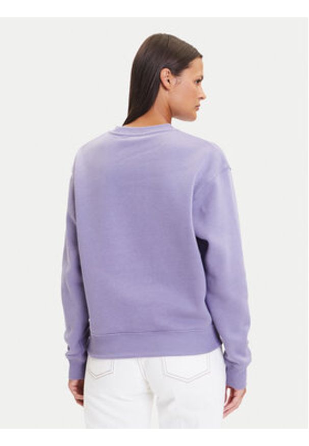 TOMMY HILFIGER - Tommy Hilfiger Bluza WW0WW39791 Fioletowy Relaxed Fit. Kolor: fioletowy. Materiał: syntetyk