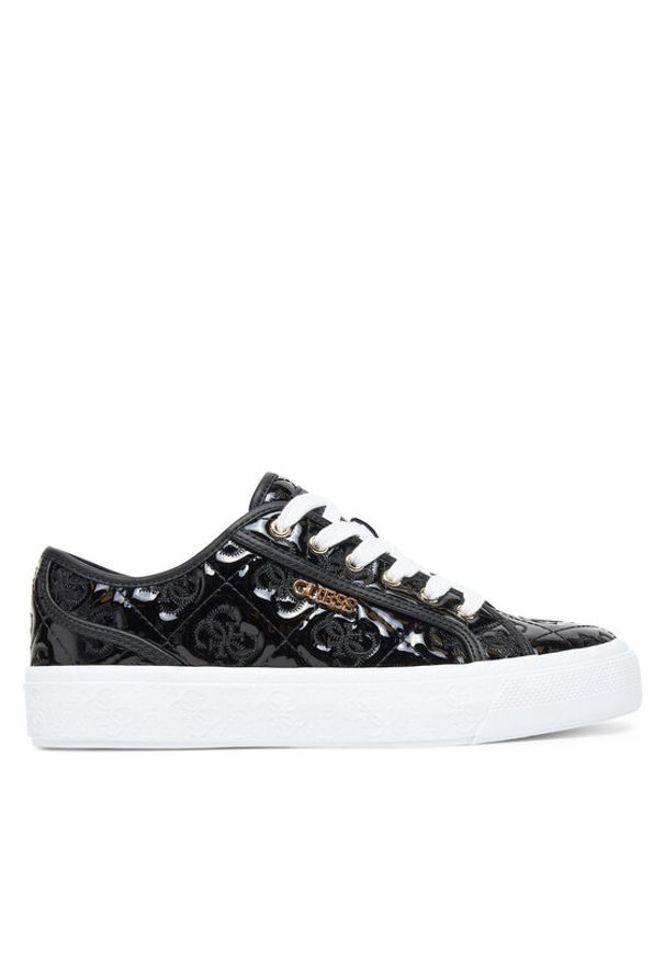 Guess Sneakersy FLTJLV FAL12 Czarny. Kolor: czarny. Materiał: skóra