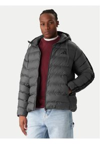 Adidas - adidas Kurtka zimowa Essentials Climawarm 3-Stripes JX7772 Szary Regular Fit. Kolor: szary. Materiał: syntetyk. Sezon: zima #1