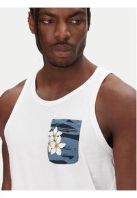 Jack & Jones - Jack&Jones Tank top Hawaii 12269321 Biały Standard Fit. Kolor: biały. Materiał: bawełna