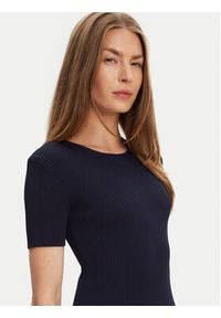 STAUD Sukienka codzienna Laroquette R25S2252PM Granatowy Regular Fit. Okazja: na co dzień. Kolor: niebieski. Materiał: bawełna. Typ sukienki: proste. Styl: casual