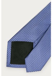 Strellson - Krawat. Kolor: niebieski. Materiał: tkanina, jedwab #2