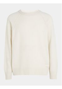 Calvin Klein Sweter K10K111954 Écru Regular Fit. Materiał: wełna #8