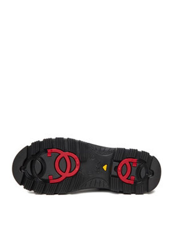 Rieker Botki CEO-X8250-00 Czarny. Kolor: czarny. Materiał: skóra, zamsz