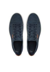 ecco - ECCO Sneakersy Soft 7 43000459140 Granatowy. Kolor: niebieski. Materiał: skóra #4