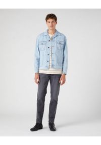 Wrangler - WRANGLER ANTI FIT JACKET MĘSKA KURTKA JEANSOWA JEANS BABY BLUE W45973Y94 112330848. Materiał: jeans