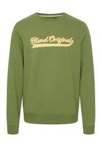 Blend Bluza 20715364 Zielony Regular Fit. Kolor: zielony. Materiał: bawełna, syntetyk