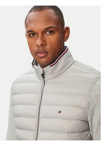 TOMMY HILFIGER - Tommy Hilfiger Kurtka przejściowa Mix Media Ess MW0MW41329 Szary jasny Regular Fit. Kolor: szary. Materiał: bawełna #4