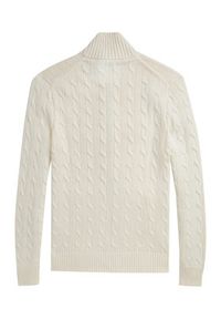 Polo Ralph Lauren Sweter 710899975005 Écru Regular Fit. Typ kołnierza: polo. Materiał: bawełna #4