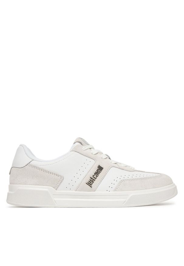 Sneakersy Just Cavalli. Kolor: biały