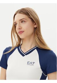 EA7 Emporio Armani Koszulka techniczna 7W000199 AF13282 M0058 Biały Regular Fit. Kolor: biały. Materiał: syntetyk #4