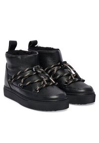 Inuikii Śniegowce Full Leather Gloss 1001.001.0371 Czarny. Kolor: czarny. Materiał: skóra #5