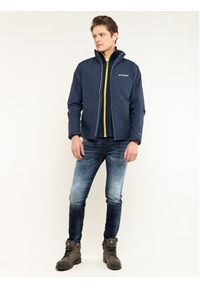 columbia - Columbia Polar Fast Trek Light Full Zip 1772751 Granatowy Regular Fit. Kolor: niebieski. Materiał: syntetyk