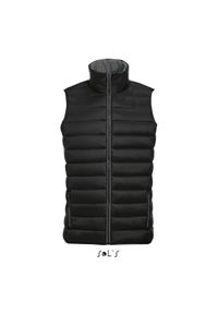 SOL'S - Kurtka puchowa bez rękawów Sol's Wave. Kolor: czarny. Materiał: puch. Długość rękawa: bez rękawów #1