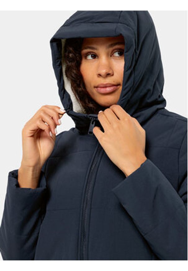 Jack Wolfskin Kurtka zimowa White Frost 1207361 Granatowy Regular Fit. Kolor: niebieski. Materiał: syntetyk. Sezon: zima