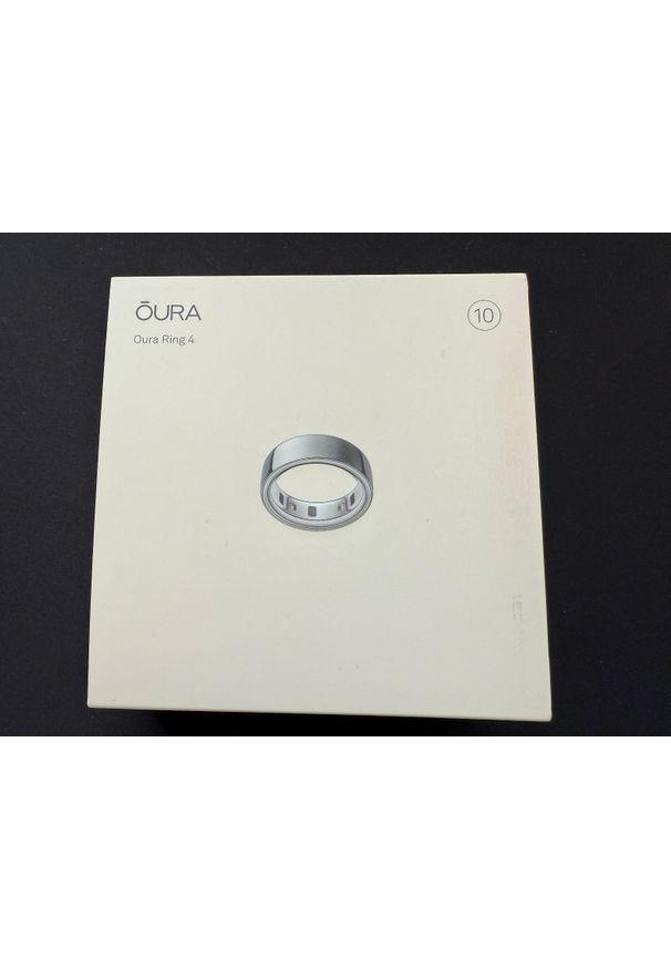 Fixed - Oura Ring 4 smart ring, Silver, size 10. Rodzaj zegarka: cyfrowe