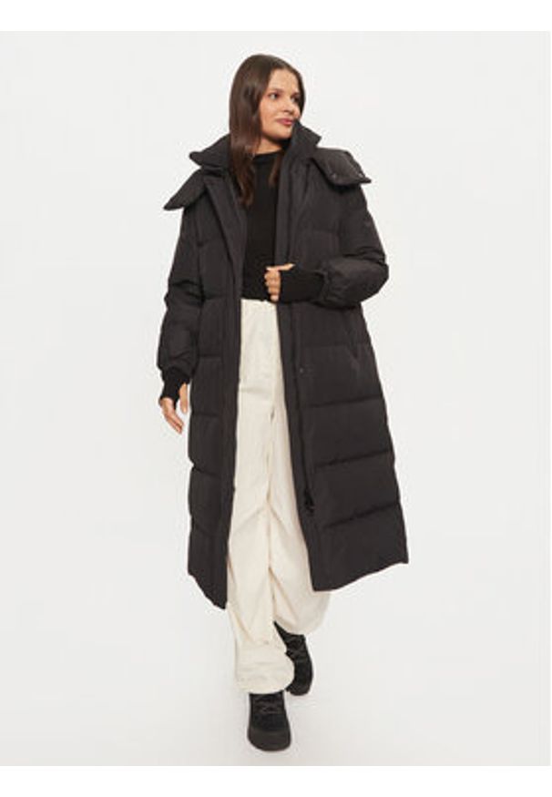 Geox Kurtka puchowa Pheby W4625R T3155 F9000 Czarny Regular Fit. Kolor: czarny. Materiał: syntetyk