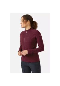 Bluza polarowa damska Rab Nexus Jacket rozpinana. Kolor: czarny. Materiał: polar
