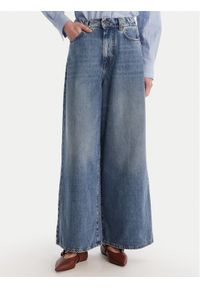 Weekend Max Mara Jeansy Abete 2615181101 Granatowy Wide Leg. Kolor: niebieski #1