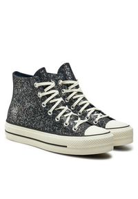 Converse Trampki Chuck Taylor All Star Lift Platform Glitter A09551C 401 Czarny. Kolor: czarny. Materiał: materiał. Obcas: na platformie #5