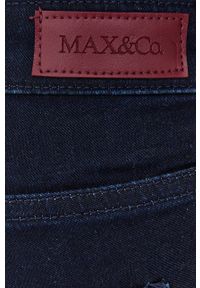 MAX&Co. Jeansy Milano damskie high waist. Stan: podwyższony. Kolor: niebieski