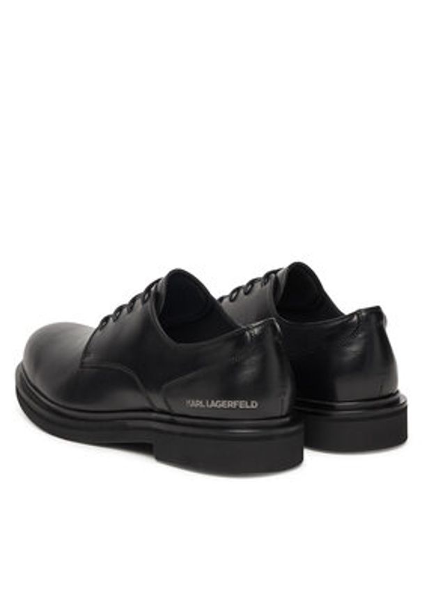 Karl Lagerfeld - KARL LAGERFELD Półbuty KL12225 Czarny. Kolor: czarny. Materiał: skóra